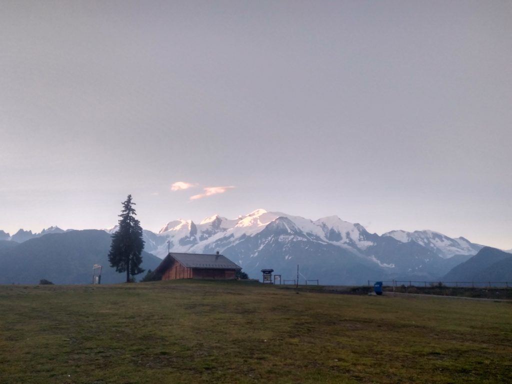 Mount Blanc en furgoneta
