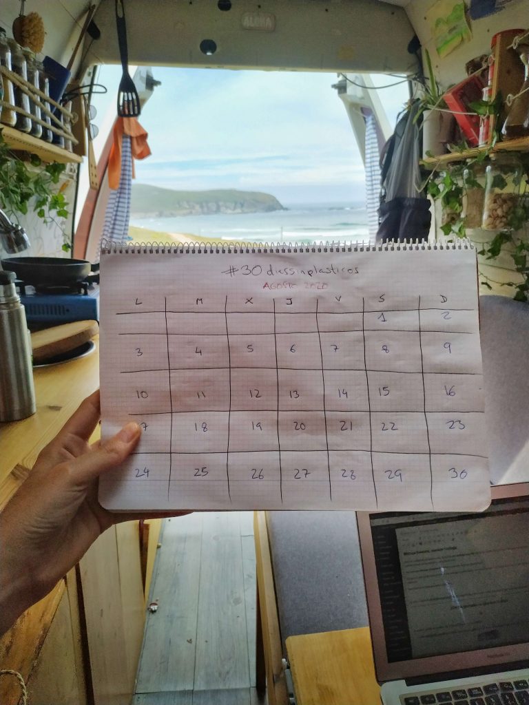 30 días sin plásticos calendario