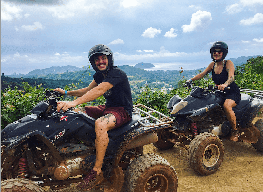 viajando en moto